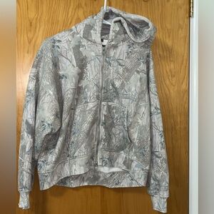 Abercrombie & Fitch Essential Cropped Full-Zip Hoodie